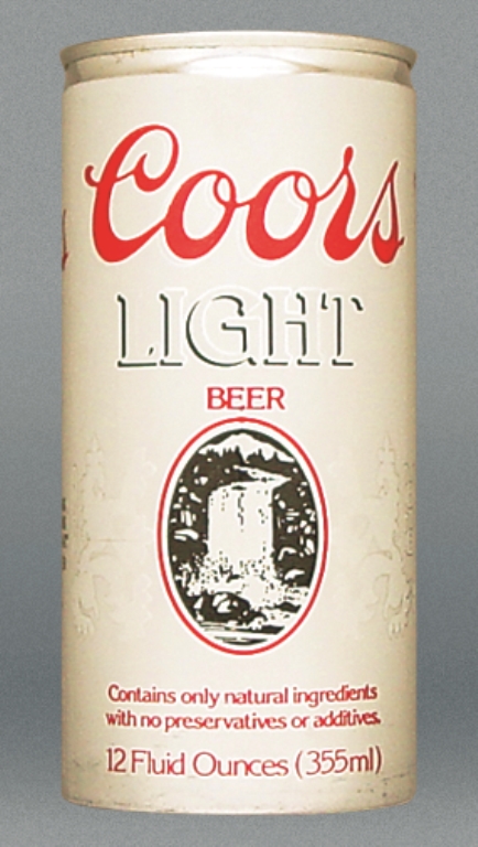 Coors Light Beer Test Can