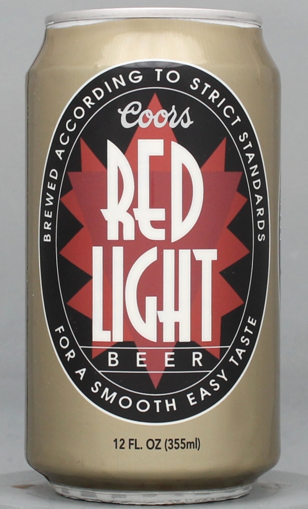 Coors Red Light Beer Test Can