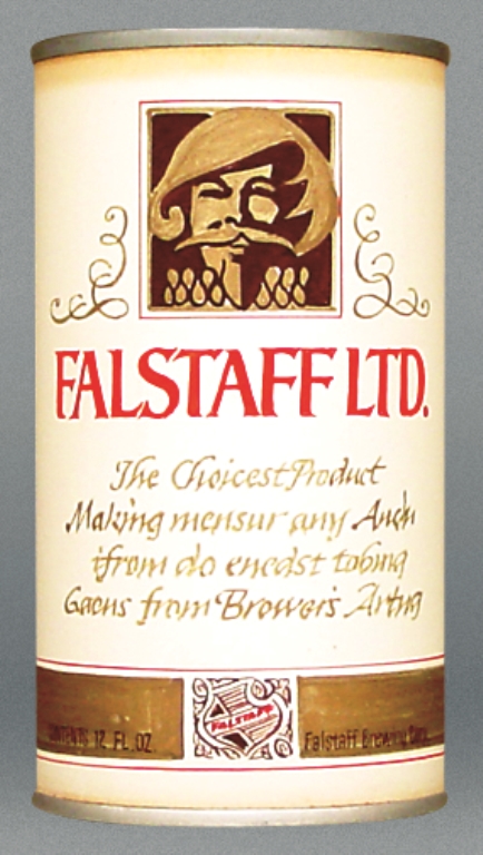 Falstaff Ltd Beer Test Can