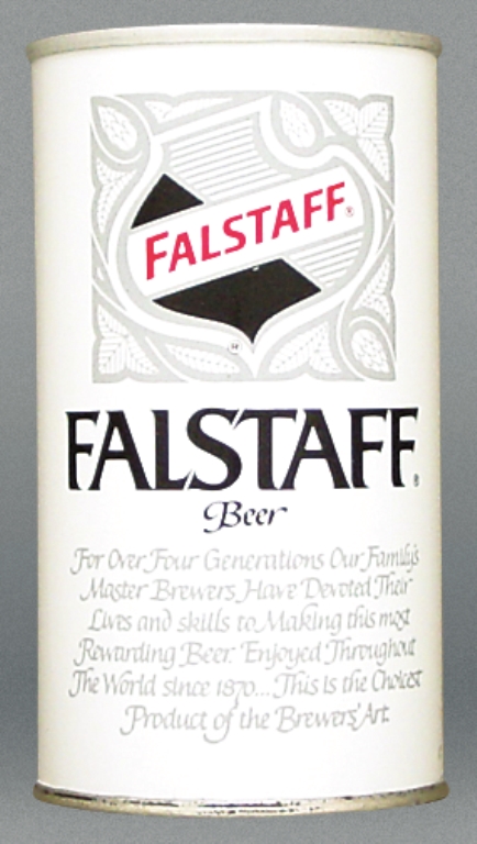 Falstaff Beer Test Can