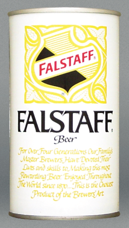 Falstaff Beer Test Can