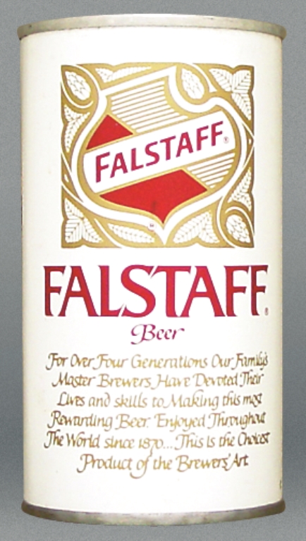 Falstaff Beer Test Can