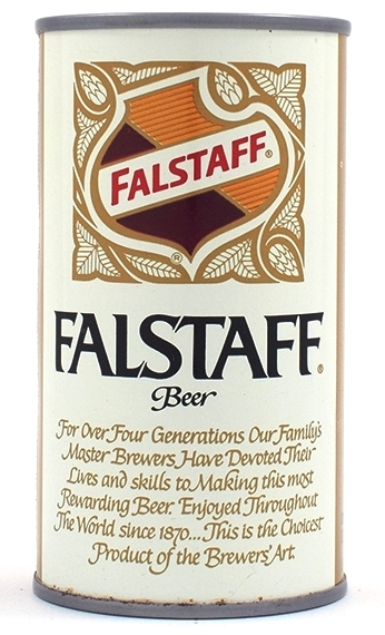 Falstaff Beer Test Can