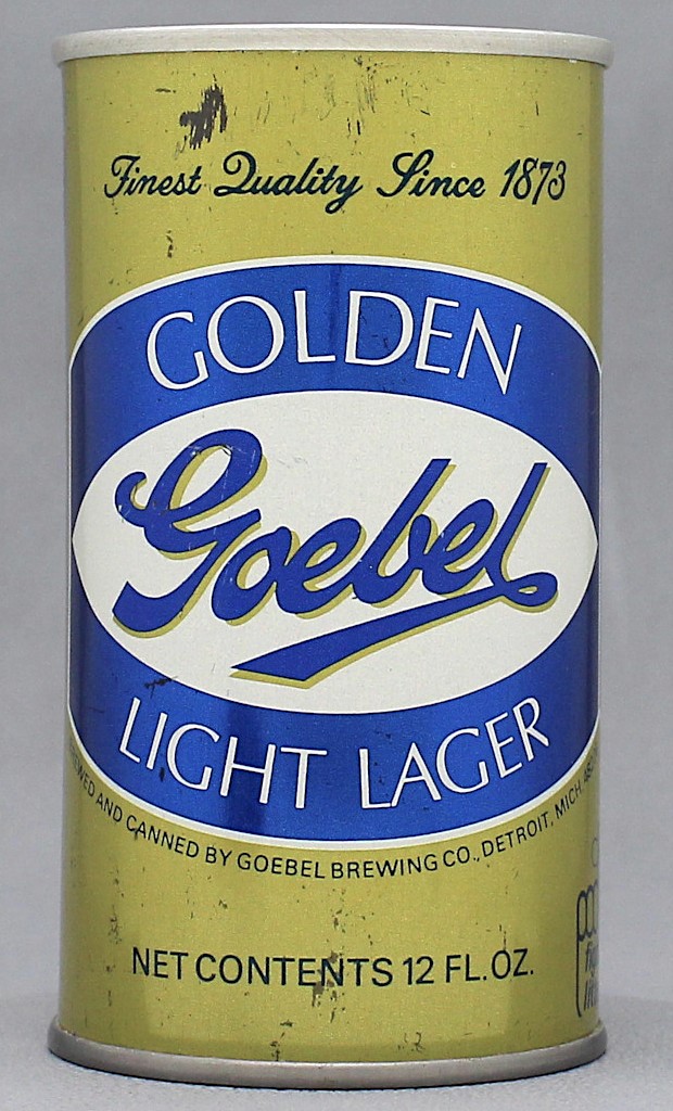 Goebel Light Lager Beer Test Can