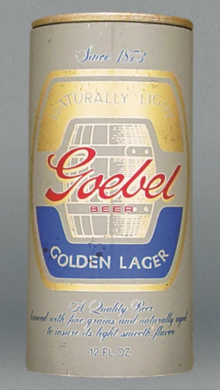 Goebel Golden Lager Beer Test Can