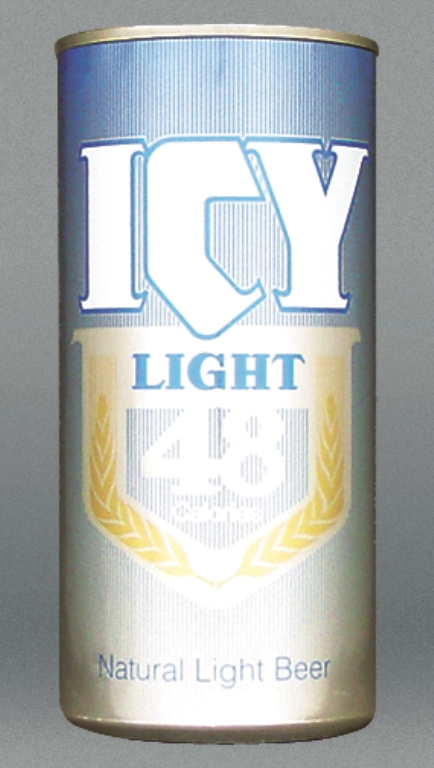 Icy Light Beer Test Can