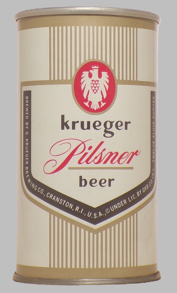 Krueger Pilsner Beer 12 Oz Tab Top Can