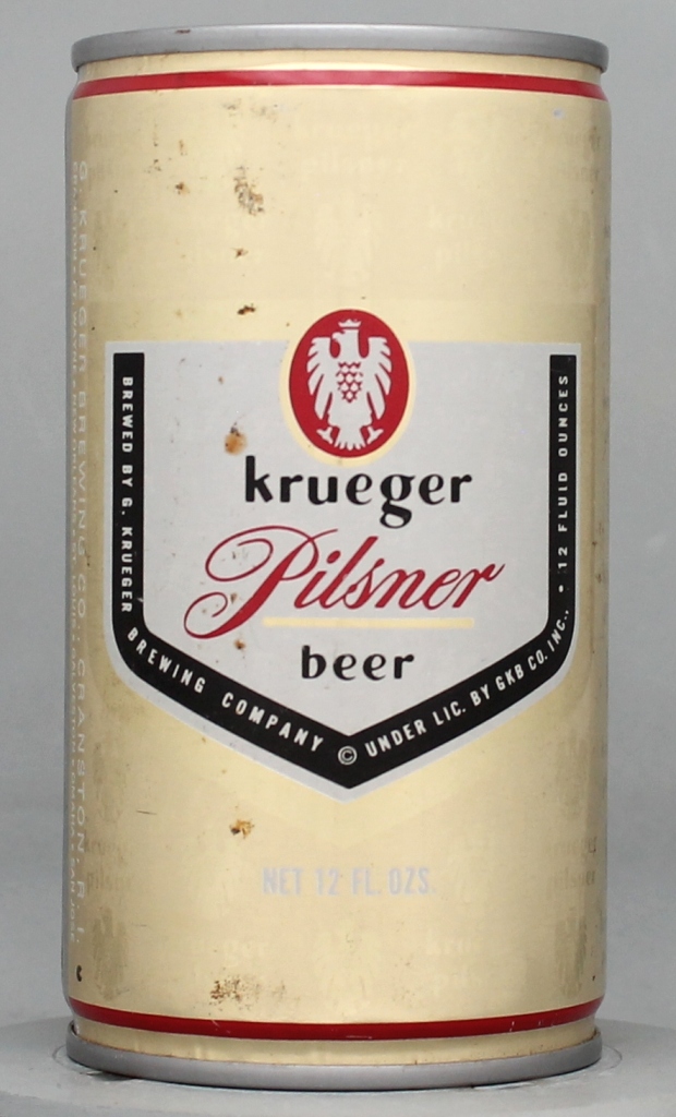 Krueger Pilsner Beer Test Can