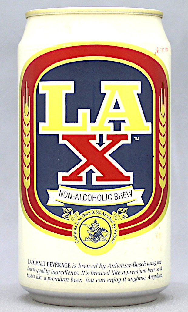 L A X Malt Beverage Test Can