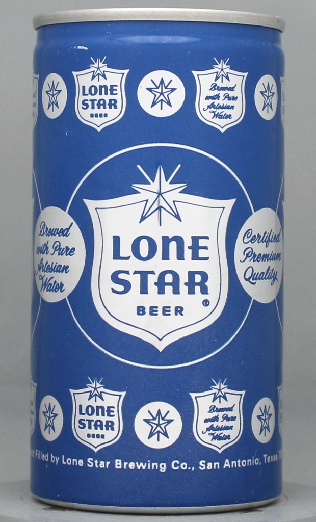 Lone Star Beer Test Can