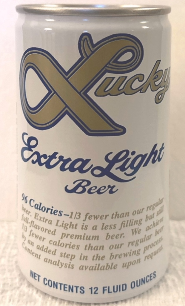Lucky Extra Light Beer Test Can