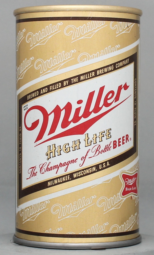 Miller High Life Beer Test Can