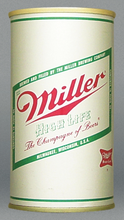 Miller High Life Beer Test Can