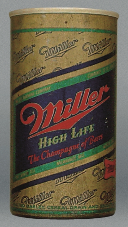 Miller High Life Beer Test Can
