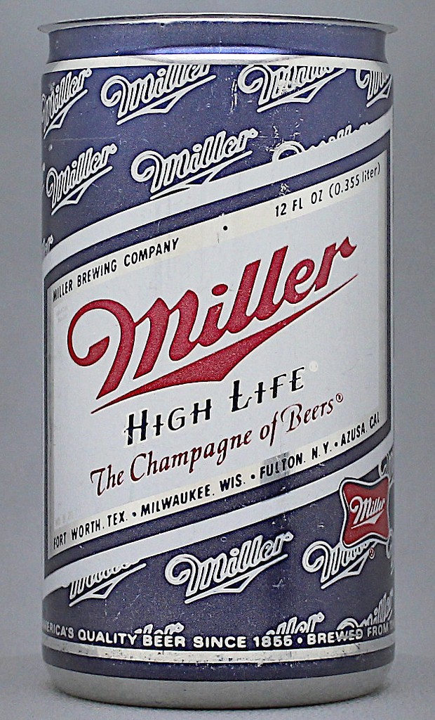 Miller High Life Beer Test Can