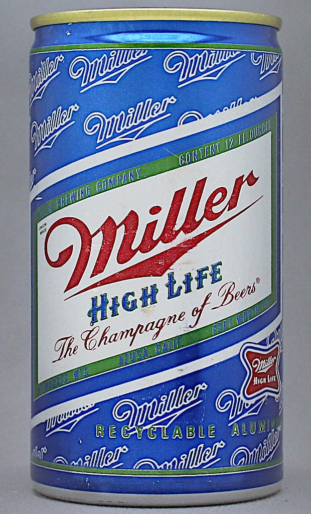 Miller High Life Beer Test Can