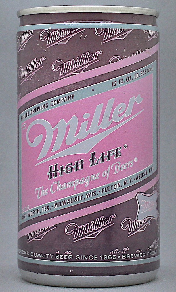 Miller High Life Beer Test Can