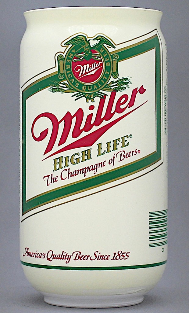 Miller High Life Beer Test Can