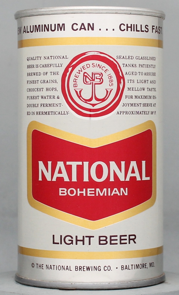 National Bohemian Light Beer Test Can