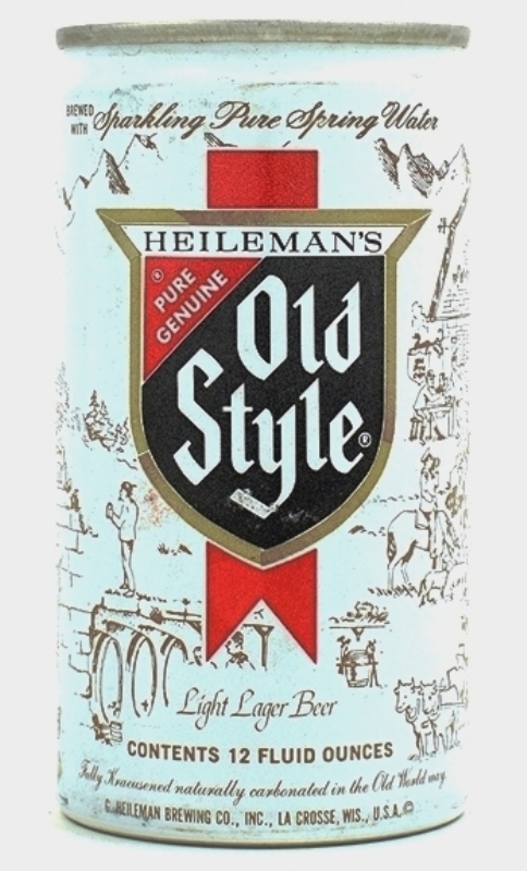 Old Style Light Lager Beer Test Can