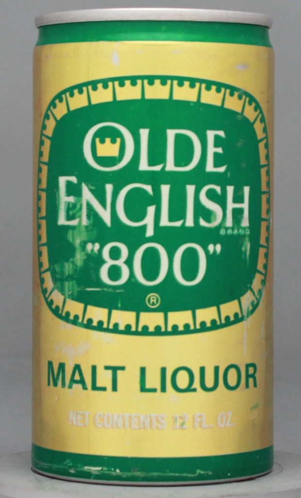 Olde English 800 Malt Liquor Test Can