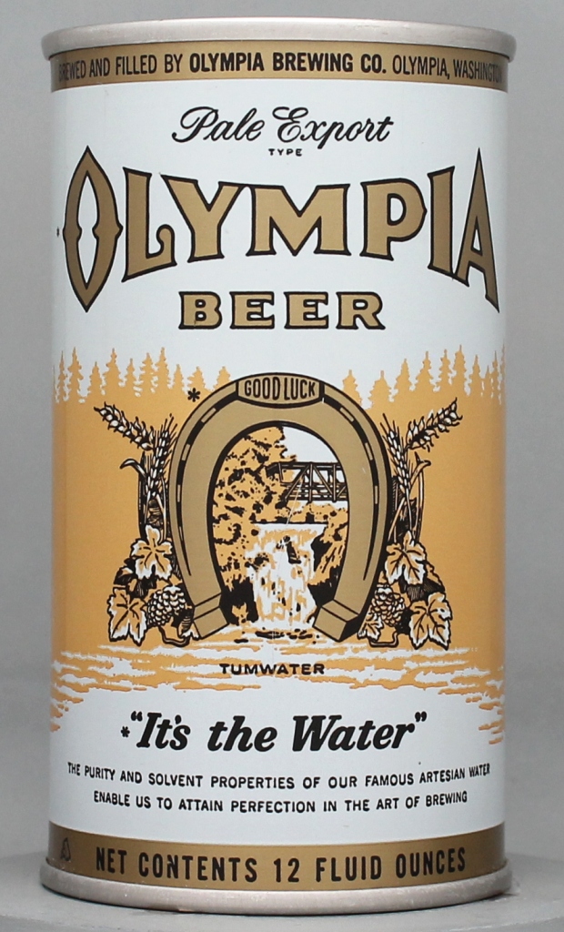 Olympia Pale Export Beer Test Can