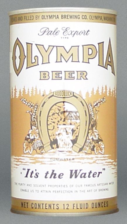 Olympia Pale Export Beer Test Can