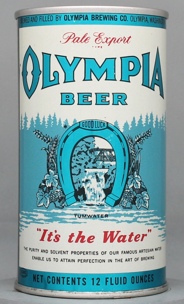 Olympia Pale Export Beer Test Can