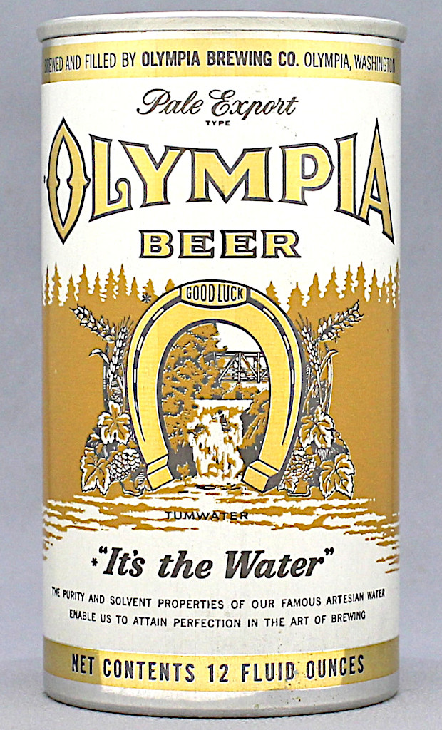 Olympia Pale Export Type Beer Test Can