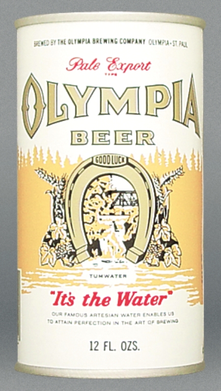 Olympia Pale Export Beer Test Can