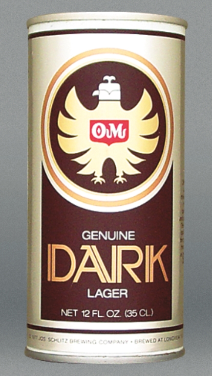 Om Genuine Dark Lager Beer Test Can