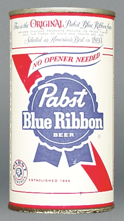 Pabst Blue Ribbon Beer Test Can
