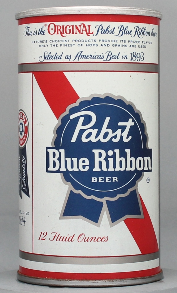 Pabst Blue Ribbon Beer Test Can