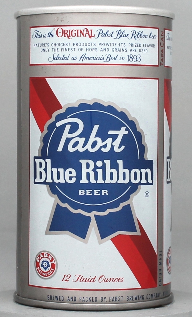 Pabst Blue Ribbon Beer Test Can