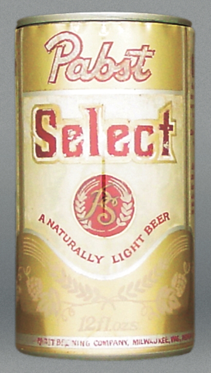 Pabst Select Beer Test Can