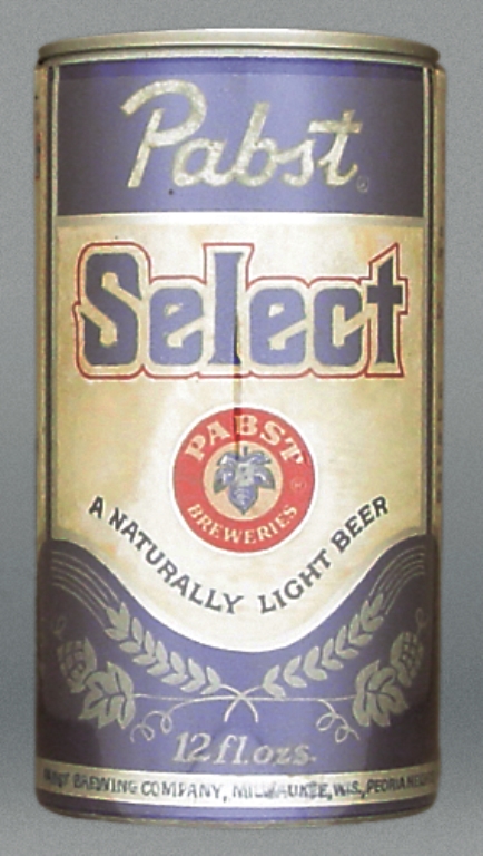 Pabst Select Beer Test Can