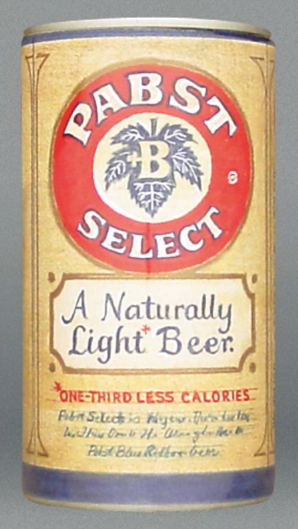 Pabst Select Beer Test Can