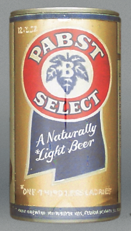 Pabst Select Beer Test Can