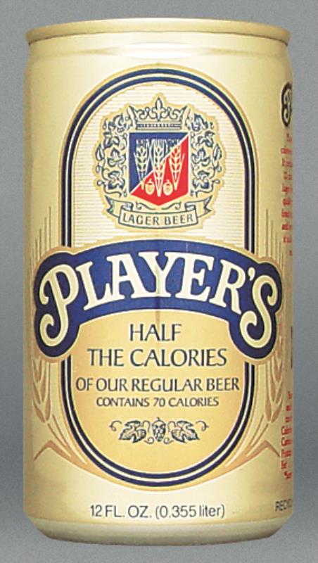 Players Lager Beer Test Can