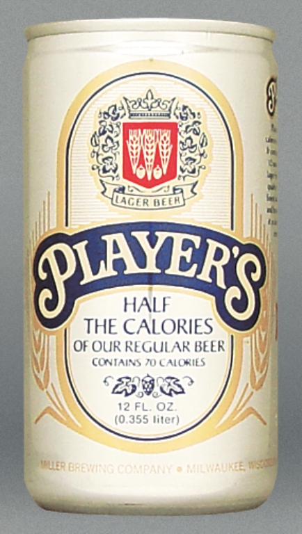 Players Lager Beer Test Can