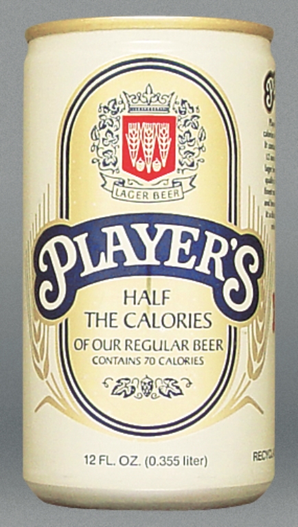 Players Lager Beer Test Can