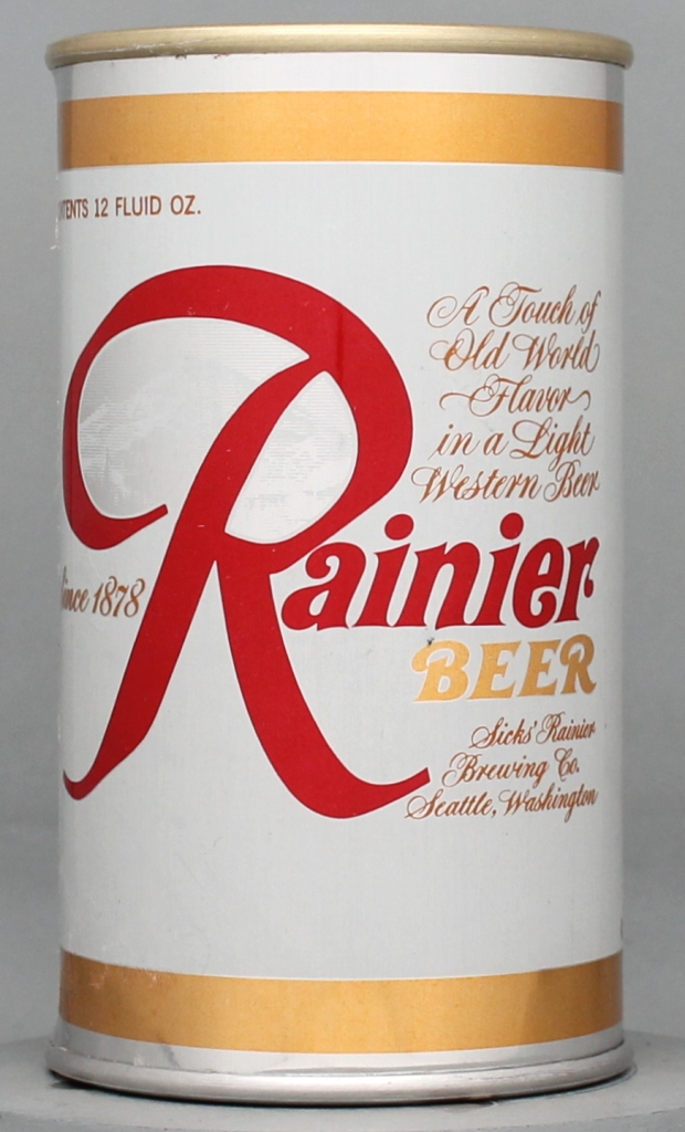 Rainier Beer Test Can