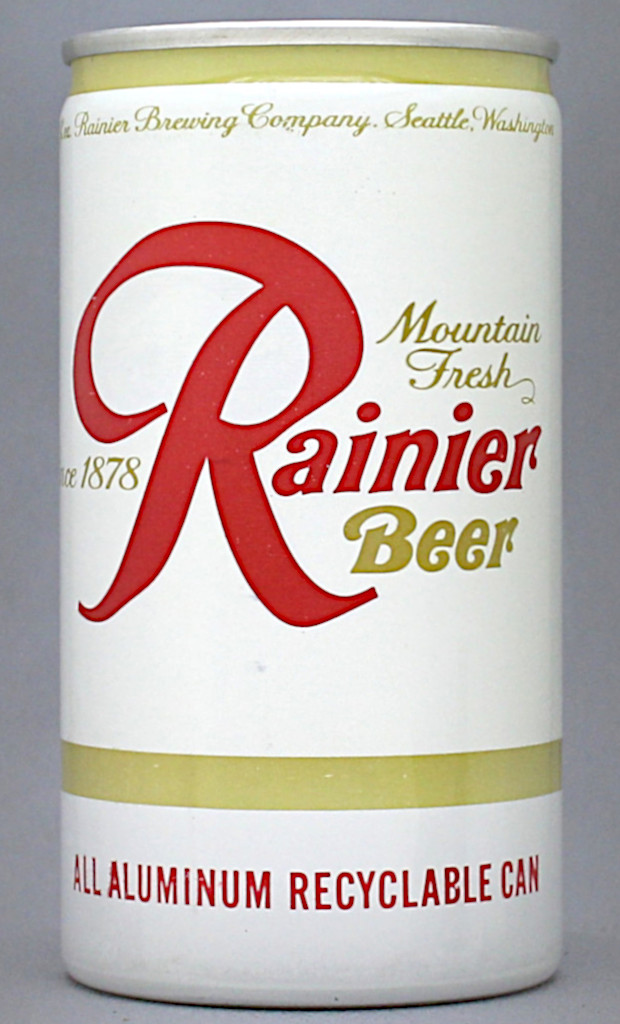 Rainier Beer Test Can