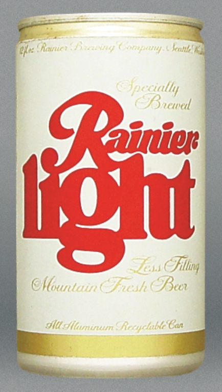 Rainier Light Beer Test Can