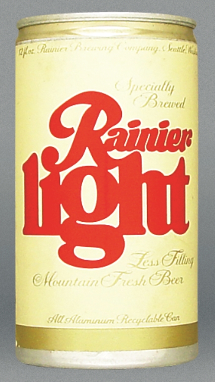 Rainier Light Beer Test Can