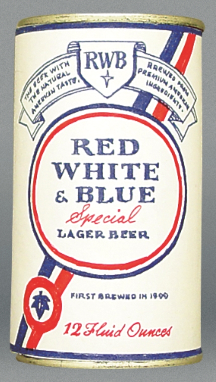 Red White & Blue Special Lager Beer Test Can