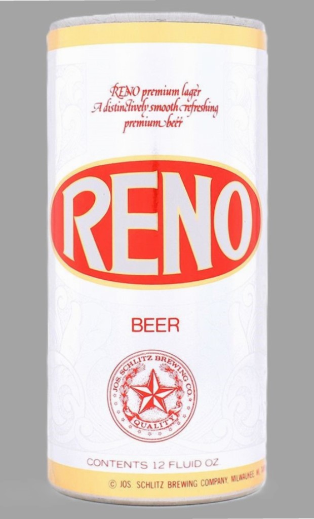 Reno Beer 12 Oz Tab Top Can