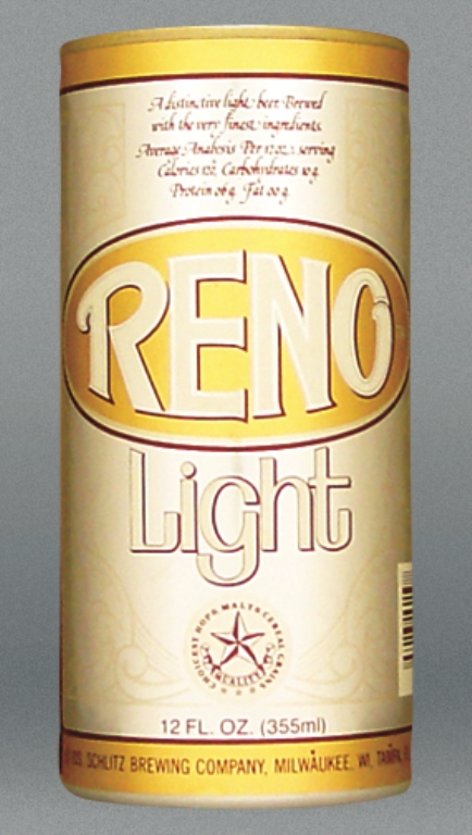 Reno Light Beer Test Can