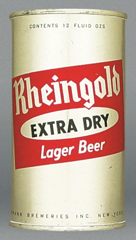 Rheingold Extra Dry Lager Beer Test Can