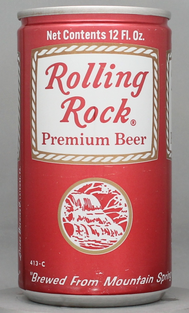 Rolling Rock Premium Beer Test Can